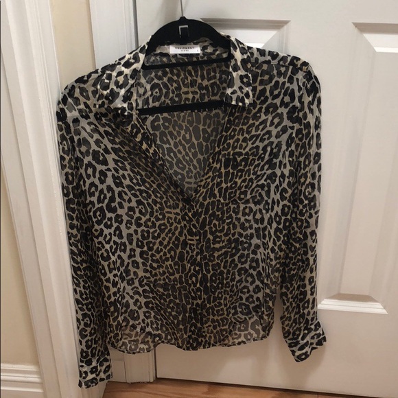 Equipment Leopard Blouse - Picture 1 of 4